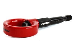 Subaru XV Crosstrek Tow Hook Kit - Front - Perrin Performance - Red - `13-`17 Subaru XV Crosstrek Tow Hook Kit - Front - Perrin Performance - Red - `13-`17